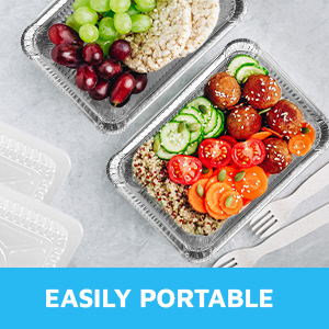 Rettangolo a forma di, pentola eliminabile del di alluminio, contenitori di alimento da portar via, tazza di Aireline del dolce della stagnola 4