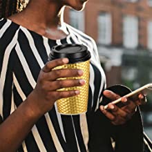 Partito metallico Rose Gold Cups, cucchiaio del coperchio, Rose Gold Party Decorations, decorazioni nuziali della doccia, tazze di caffè 4