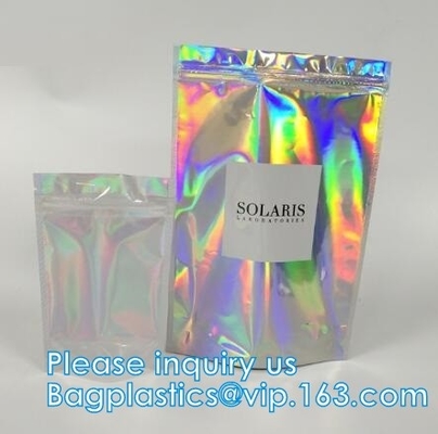 Borse di Mylar della stagnola, borse del sacchetto della stagnola, borse multifunzionali di stoccaggio, riutilizzabile, riciclabile, risigillabili