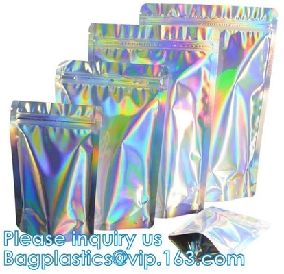 Borse di Mylar della stagnola, borse del sacchetto della stagnola, borse multifunzionali di stoccaggio, riutilizzabile, riciclabile, risigillabili