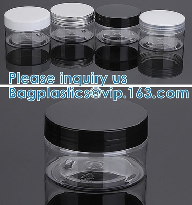 Coperchi di Mini Canning Jars With Black, cosmetico di vetro del contenitore del barattolo di stoccaggio, lozione, crema, trucco