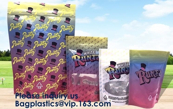 I vasi coprono di foglie sacchetto, sconto Mylar insacca su ordinazione, le borse esotiche di 1 Mylar di grammo, Herb Packaging esotico