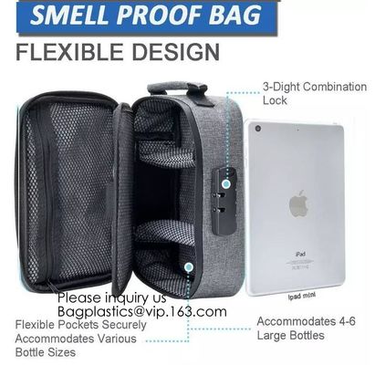 Borsa a prova di bambino, custodia, sacchetto di stoccaggio, borsa, pochette, borsetta, busta barriera a prova di umidità per sacchetti di incenso alle erbe, sacchetti in Mylar olografici