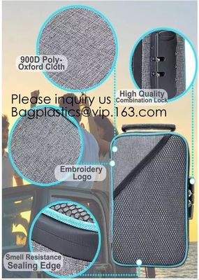 Borsa a prova di bambino, custodia, sacchetto di stoccaggio, borsa, pochette, borsetta, busta barriera a prova di umidità per sacchetti di incenso alle erbe, sacchetti in Mylar olografici