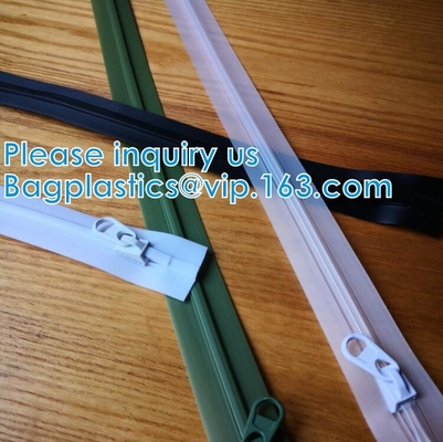 Muta stagna ermetica, PVC EVA Zipper, mute subacquee impermeabili al gas, uso multiplo, 3# 5# 7#, nylon invisibile di TPU