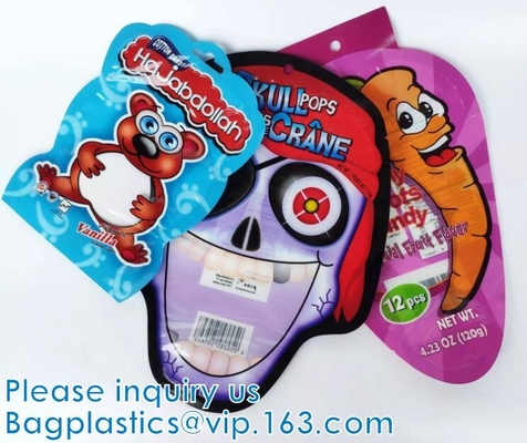 Candy Toy Gift Bags, borse non tossiche, a prova d'umidità, impermeabili, laterali del rinforzo, sacchetti del becco, borse piane