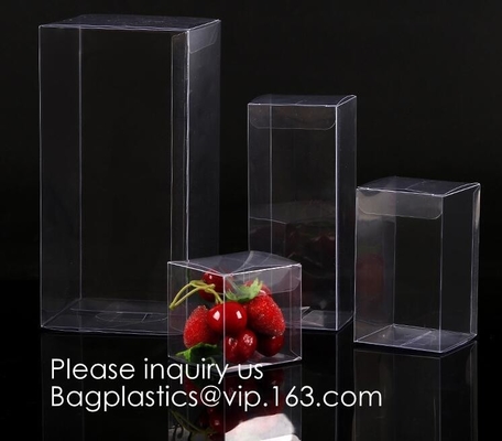 Cubo di plastica, favore di nozze, cioccolato zuccherato, Candy che imballa, contenitori di regalo, giocattolo che imballa, scatola cristallina