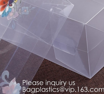 Cubo di plastica, favore di nozze, cioccolato zuccherato, Candy che imballa, contenitori di regalo, giocattolo che imballa, scatola cristallina