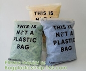 Imballaggio appreal biodegradabile, biancheria intima concimabile della chiusura lampo dell'amido di mais di Pla, abbigliamento, pelliccia, indumento