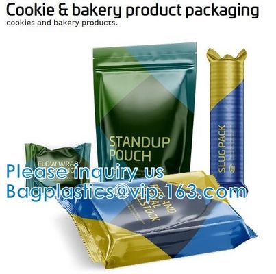 Sacchetto della carta kraft, borse della prova di odore, cima impermeabile per stoccaggio dell'alimento, chiusura lampo resistente dello zip, saldabile a caldo