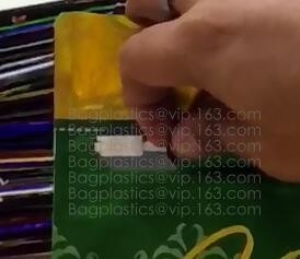 Borse risigillabili del sacchetto, borse della stagnola della chiusura lampo del cursore, imballaggio farmaceutico, alimento per animali domestici che imballa, imballaggio del tè