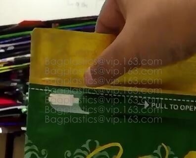 Borse risigillabili del sacchetto, borse della stagnola della chiusura lampo del cursore, imballaggio farmaceutico, alimento per animali domestici che imballa, imballaggio del tè