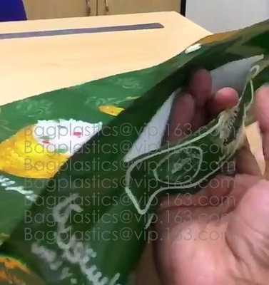 Borse risigillabili del sacchetto, borse della stagnola della chiusura lampo del cursore, imballaggio farmaceutico, alimento per animali domestici che imballa, imballaggio del tè