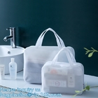 Gli articoli da toeletta glassati di EVA Cosmetic Tote Bag Travel insacca l'organizzatore impermeabile Pouches With Handle di trucco