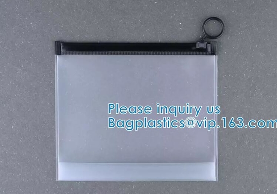 Sacchetto glassato su ordinazione biodegradabile della chiusura lampo del cursore, Swimwear del bikini, vestiti, Eco che imballa, borsa della serratura dello zip