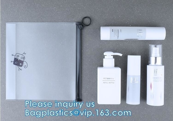 Sacchetto glassato su ordinazione biodegradabile della chiusura lampo del cursore, Swimwear del bikini, vestiti, Eco che imballa, borsa della serratura dello zip