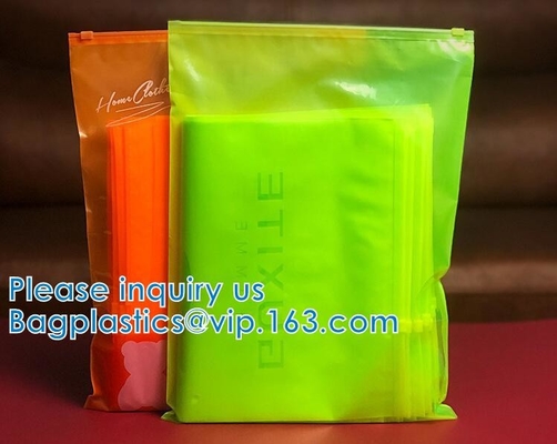 Borse superiori dell'abito della chiusura lampo, abbigliamento, scarpe, biancheria intima, indumento. Borsa dell'imballaggio dello Swimwear del bikini. EVA Slide Bags