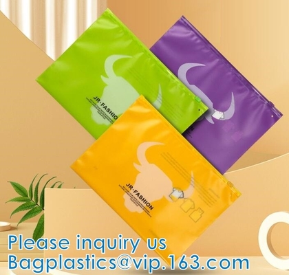 Borse superiori dell'abito della chiusura lampo, abbigliamento, scarpe, biancheria intima, indumento. Borsa dell'imballaggio dello Swimwear del bikini. EVA Slide Bags