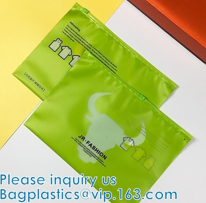 Borse superiori dell'abito della chiusura lampo, abbigliamento, scarpe, biancheria intima, indumento. Borsa dell'imballaggio dello Swimwear del bikini. EVA Slide Bags