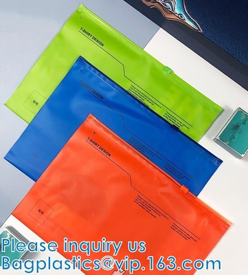 Borse superiori dell'abito della chiusura lampo, abbigliamento, scarpe, biancheria intima, indumento. Borsa dell'imballaggio dello Swimwear del bikini. EVA Slide Bags