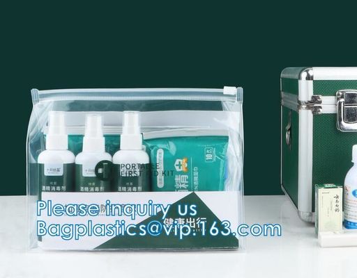 Borsa riutilizzabile, sedere cosmetiche, borsa di trasporto di g, borsa del bottone, titolare della carta, borsa a chiusura lampo, borsa di cucitura di cucito