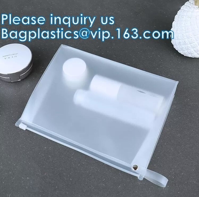 Borsa impermeabile del regalo del vinile del PVC di Eco di trucco dell'articolo da toeletta della pelle del sacchetto cosmetico variopinto al neon amichevole dei corredi chiara