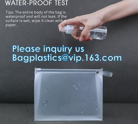 Borsa impermeabile del regalo del vinile del PVC di Eco di trucco dell'articolo da toeletta della pelle del sacchetto cosmetico variopinto al neon amichevole dei corredi chiara