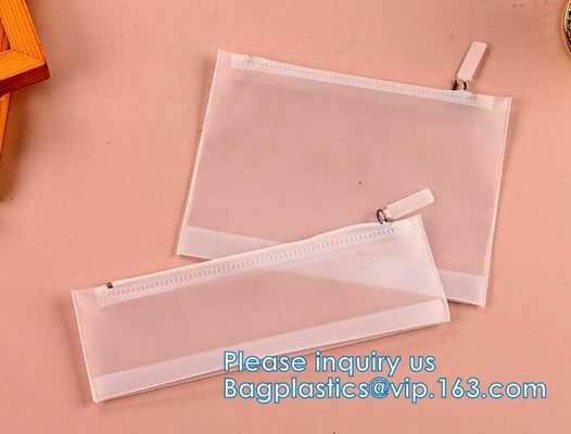 PVC su misura biodegradabile Matte Accessories Plastic Packaging Bag, sacchetto dei gioielli con la borsa della chiusura lampo