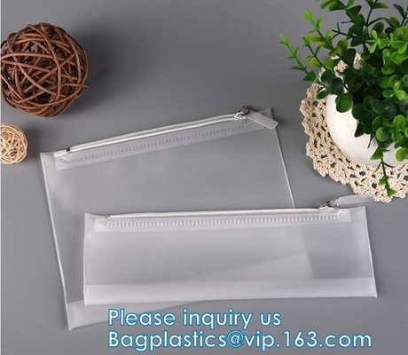 PVC su misura biodegradabile Matte Accessories Plastic Packaging Bag, sacchetto dei gioielli con la borsa della chiusura lampo