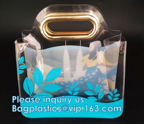 Borsa di lusso della borsa del PVC di progettazione alla moda, organizzatore Dust Cover, protettore della borsa, chiusura improvvisa magnetica