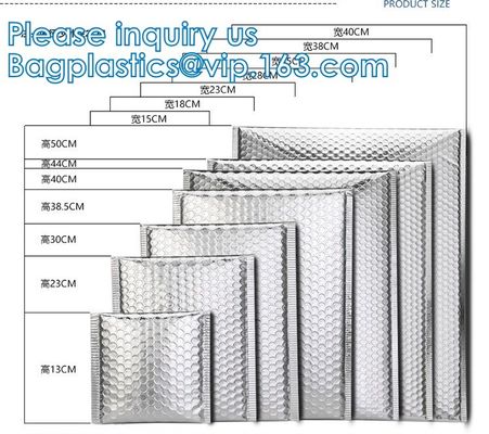 Matte Glossy Holographic Zip lockk Bags metallico riutilizzabile, chiusura lampo d'imballaggio cosmetica richiudibile del cursore del sacchetto della bolla