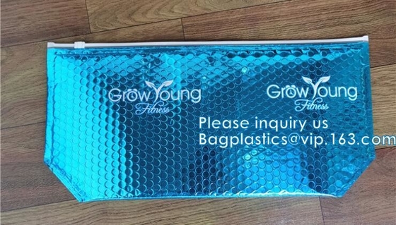 I gioielli, borsa della chiusura lampo della bolla di bellezza hanno personalizzato la busta, sacchetto riciclato della bolla del PVC, involucro di bolla, schiuma di Epe