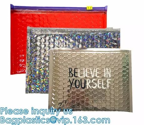 Serratura riempita dello zip della borsa di bolla, Matt Mesh Eva Zip lockk Bubble Bag/Eva Zip lockk Bag For Perfume con il logo su ordinazione