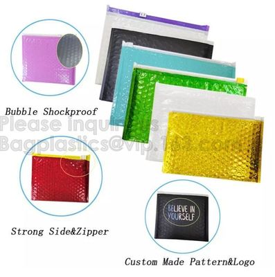 Serratura riempita dello zip della borsa di bolla, Matt Mesh Eva Zip lockk Bubble Bag/Eva Zip lockk Bag For Perfume con il logo su ordinazione