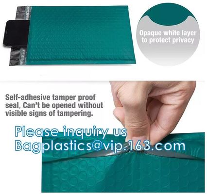 Borsa d'imballaggio di spedizione della bolla di stratagemma della chiusura lampo dell'aria del cursore del bollettino, sacchetto riempito bellezza, borse di spedizione, buste