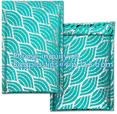 Borsa d'imballaggio di spedizione della bolla di stratagemma della chiusura lampo dell'aria del cursore del bollettino, sacchetto riempito bellezza, borse di spedizione, buste