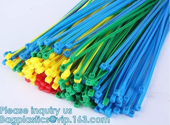 Fascette ferma-cavo del cavo dello zip, auto che chiude involucro a chiave di nylon, guarnizione di plastica, serracavo, guarnizione del tester, lucchetto, guarnizione di Bolt