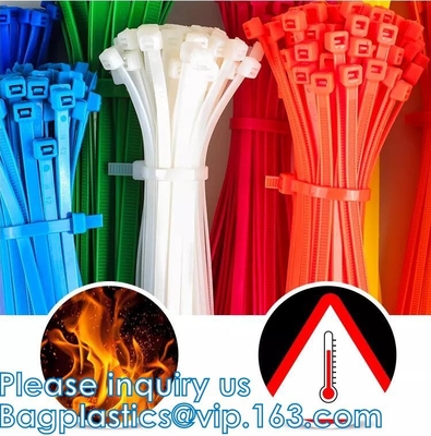 Fascette ferma-cavo del cavo dello zip, auto che chiude involucro a chiave di nylon, guarnizione di plastica, serracavo, guarnizione del tester, lucchetto, guarnizione di Bolt