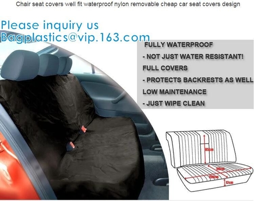 Accessori riutilizzabili delle automobili, coperture di sede di automobile di nylon, universale per i negozi dell'automobile, tessuto della copertura del volante