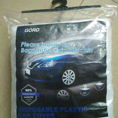 L'automobile eliminabile copre i vestiti, copertura universale impedisce la polvere per l'automobile, coperture del veicolo, con la banda elastica