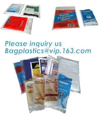 Strato di Plastic Drop Cloths del pittore, impermeabile, inossidabile, copertura della mobilia della Anti-polvere, copertura dello strato, copertura della mobilia