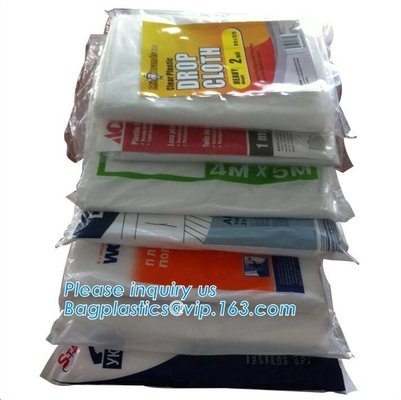 Strato di Plastic Drop Cloths del pittore, impermeabile, inossidabile, copertura della mobilia della Anti-polvere, copertura dello strato, copertura della mobilia