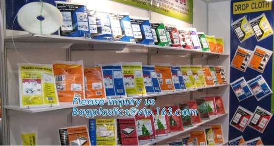 Strato di Plastic Drop Cloths del pittore, impermeabile, inossidabile, copertura della mobilia della Anti-polvere, copertura dello strato, copertura della mobilia
