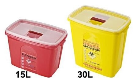 Sanità, gallone, quarto, contenitore tagliente di litro, contenitore di smaltimento dei rifiuti di rischio biologico, contenitore di disposizione dell'ago