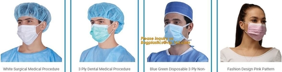 Coperture elastiche del cappuccio, cappucci capi chirurgici eliminabili medici, cappuccio Bouffant non tessuto della calca, CAPPUCCIO dell'INFERMIERE della retina
