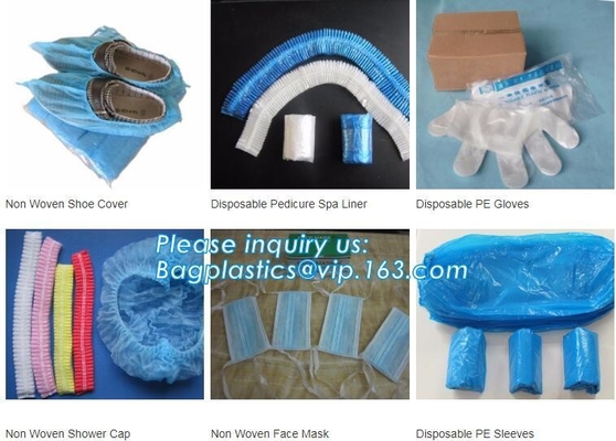 Coperture elastiche del cappuccio, cappucci capi chirurgici eliminabili medici, cappuccio Bouffant non tessuto della calca, CAPPUCCIO dell'INFERMIERE della retina