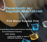 Le borse del film della lavanderia di PVA copre le capsule del detersivo marmorizzano per pelare il nastro solubile in acqua del seme del film