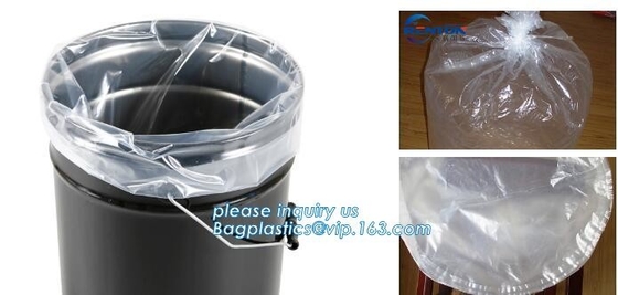 Le borse di plastica inferiori rotonde della fodera di tamburo, salvano il sacchetto di plastica inferiore rotondo, polisacchi del LDPE per il pesce d'imballaggio
