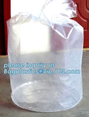 Le borse di plastica inferiori rotonde della fodera di tamburo, salvano il sacchetto di plastica inferiore rotondo, polisacchi del LDPE per il pesce d'imballaggio