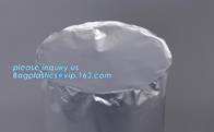 Borsa allineante protettiva liquida del foglio di alluminio con la valvola, imballaggio dell'olio della fodera di carro armato di Pail Drum Liner IBC del secchio dei barilotti